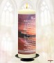 Beach Memorial Candle (white/ivory) - Click to Zoom