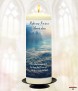 Cloud Sunset Memorial Candle (white/ivory) - Click to Zoom