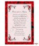 Red Roses Memorial Candle (white/ivory) - Click to Zoom