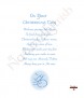 Mother and Child Blue Christening Candle (White/Ivory) - Click to Zoom