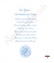 Mother and Child Blue Christening Candle (White/Ivory) - Click to Zoom