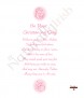 Mother and Child Photo Pink Christening Candle (White/Ivory) - Click to Zoom