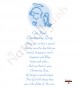 Christening Angel Blue and Photo Christening Candle (White/Ivory) - Click to Zoom