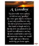 A Goodbye Memorial Candle (ivory/white) - Click to Zoom
