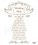 Wedding Wish Gold on Ivory Wedding Candles - Click to Zoom