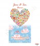 Hearts and Birds Love Candle - Click to Zoom