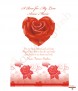 Hearts and Roses Love Candle - Click to Zoom