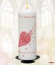 Rose Heart Frame Love Candle - Click to Zoom