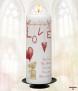 Teddy Heart Balloon Love Candle - Click to Zoom