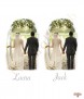 Together Forever Silver Wedding Favour (White) - Click to Zoom