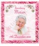 Pink Rose Photo Memorial Favour - Click to Zoom
