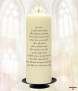 Dove and Bible Gold Confirmation Candle - Click to Zoom