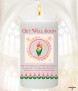 Tulips Get Well Soon Personalised Candle - Click to Zoom