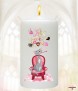 Lucky Cat Get Well Soon Personalised Candle - Click to Zoom