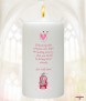 Lucky Cat Get Well Soon Personalised Candle - Click to Zoom