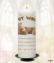Teddy Remedy Get Well Soon Personalised Candle - Click to Zoom