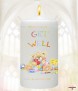 Teddy & Hot Water Bottle Get Well Soon Candle - Click to Zoom