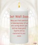 Teddy & Hot Water Bottle Get Well Soon Candle - Click to Zoom
