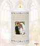Ribbons and Photo Happy Pearl Wedding Anniversary Candles - Click to Zoom