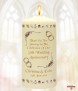 Ribbons Happy Golden Wedding Anniversary Candles - Click to Zoom