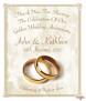 Rings Happy Golden Wedding Anniversary Candles - Click to Zoom