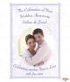Champagne Glasses and Photo Happy Wedding Anniversary Candles - Click to Zoom