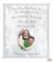 Champagne Glasses and Photo Happy Silver Wedding Anniversary Candles - Click to Zoom