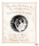 Champagne Glasses and Photo Happy Pearl Wedding Anniversary Candles - Click to Zoom