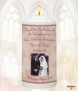 Champagne Glasses and Photo Happy Ruby Wedding Anniversary Candles - Click to Zoom