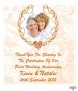 Love Heart Gem and Photo Happy Pearl Wedding Anniversary Candles - Click to Zoom