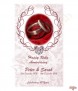 Love Heart Gem Happy Ruby Wedding Anniversary Candles - Click to Zoom