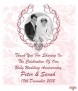 Love Heart Gem and Photo Happy Ruby Wedding Anniversary Candles - Click to Zoom