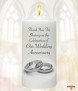 Happy Anniversary Plain Silver Rings Candles - Click to Zoom