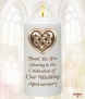 Gold Happy Anniversary Celtic Heart Candles - Click to Zoom