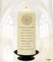 Claddagh Gold Wedding Remembrance Candle - Click to Zoom