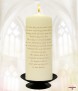Young Love Gold Wedding Remembrance Candle - Click to Zoom