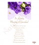 Purple Rose Gold Wedding Remembrance Candle - Click to Zoom