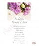 Lilac Rose Silver Wedding Remembrance Candle - Click to Zoom
