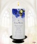 Navy Rose Navy Wedding Remembrance Candle - Click to Zoom