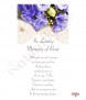 Pale Blue Rose Silver Wedding Remembrance Candle - Click to Zoom
