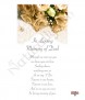Cream Rose Silver Wedding Remembrance Candle - Click to Zoom