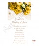 Sunflower Yellow Rose Gold Wedding Remembrance Candle - Click to Zoom