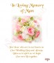 Pink Bouquet Gold Wedding Remembrance Candle - Click to Zoom