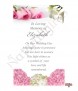 Pink Rose and Freesia Silver Wedding Remembrance Candle - Click to Zoom