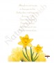 Daffodil Gold Wedding Remembrance Candle - Click to Zoom