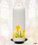 Daffodil Gold Wedding Remembrance Candle - Click to Zoom