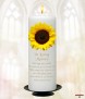Sunflower Gold Wedding Remembrance Candle - Click to Zoom