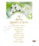 Lily of the Valley Gold Wedding Remembrance Candle - Click to Zoom