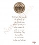 Celtic Shield Gold Wedding Remembrance Candle - Click to Zoom