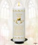 Claddagh Heart Gold Wedding Remembrance Candle - Click to Zoom
